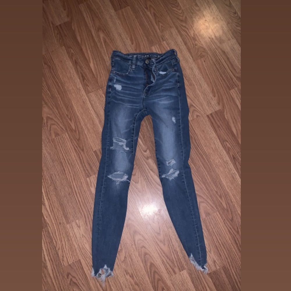 american eagle high rise jeans